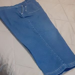 Denim culottes